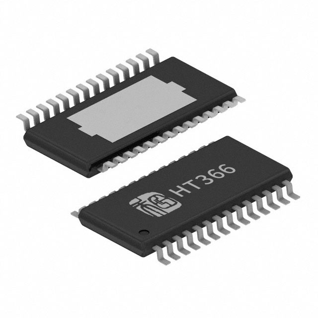 具有防破音功能的免电感滤波2×20W D类立体声音频功放HT366